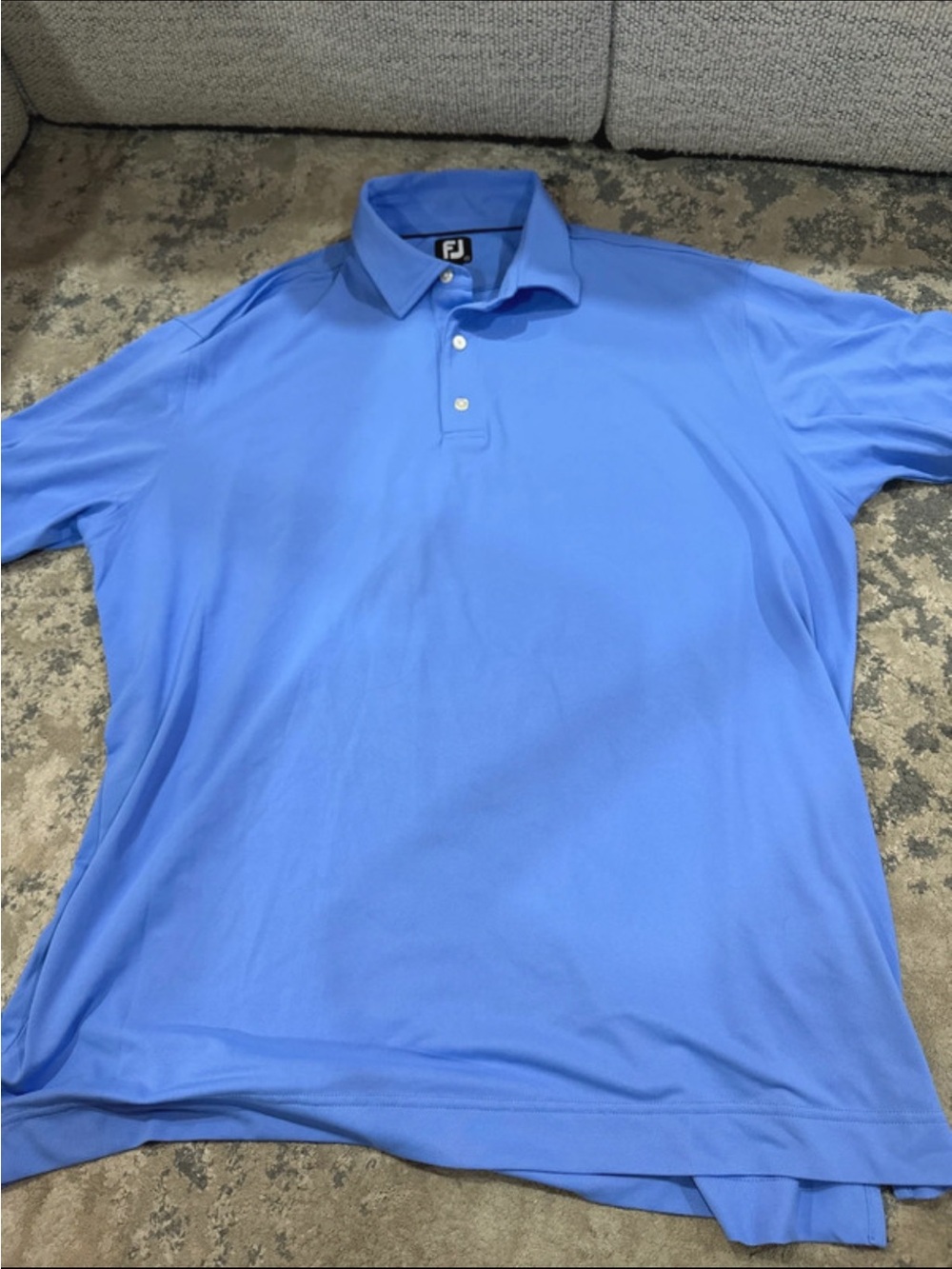 FootJoy Men's Sky Blue Performance Golf Polo